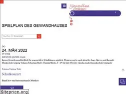 Sites similar to gewandhausorchester.de