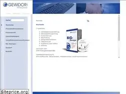 Sites similar to gewidor.de