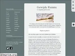 Sites similar to gewijderuimte.org