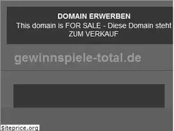 Sites similar to gewinnspiele-total.de