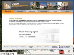 Sites similar to gewo.org
