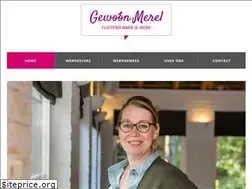 Sites similar to gewoon-merel.nl