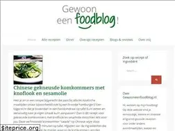 Sites similar to gewooneenfoodblog.nl