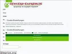 Sites similar to gewuerz-express.de