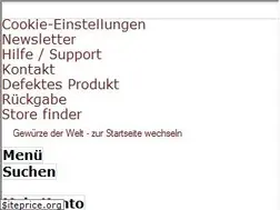 Sites similar to gewuerze-der-welt.net