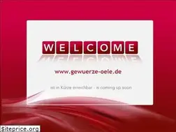 Sites similar to gewuerze-oele.de