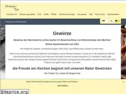 Sites similar to gewuerze-orlandosidee.de