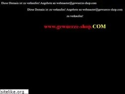 Sites similar to gewuerze-shop.com
