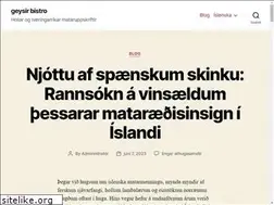 Sites similar to geysirbistro.is