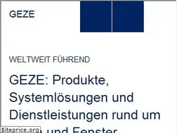 Sites similar to geze.de