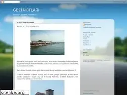 Sites similar to gezi-notlari.blogspot.com