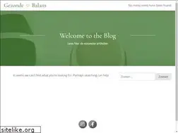 Sites similar to gezondebalans.nl
