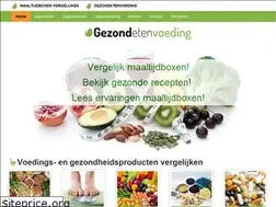 Sites similar to gezondetenvoeding.nl