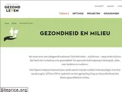 Sites similar to gezondheidenmilieu.be