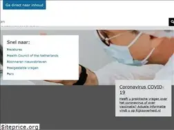 Sites similar to gezondheidsraad.eu