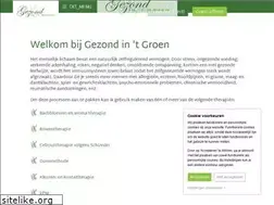 Sites similar to gezondinhetgroen.nl