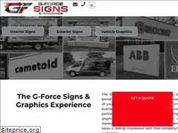 Sites similar to gforcesigns.com
