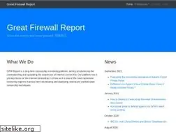 Sites similar to gfw.report