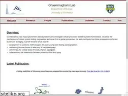 Sites similar to ghaemmaghamilab.org