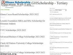 Sites similar to ghanascholarship.net