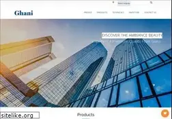 Sites similar to ghaniglass.com