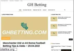 Sites similar to ghbetting.com