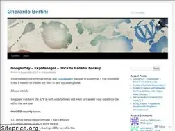 Sites similar to gherardobertini.wordpress.com