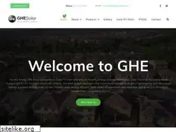 Sites similar to ghesolar.co.uk