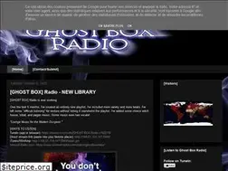 Sites similar to ghostboxradio.blogspot.com
