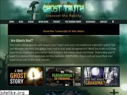 Sites similar to ghosttruth.com