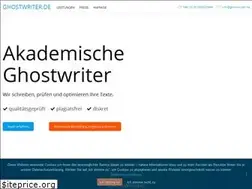 Sites similar to ghostwriter.de