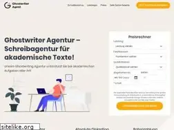 Sites similar to ghostwriteragent.de