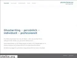 Sites similar to ghostwriterservice.de