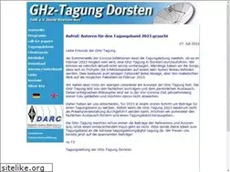 Sites similar to ghz-tagung.de