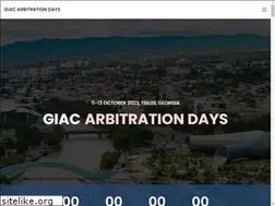 Sites similar to giacarbitrationdays.ge