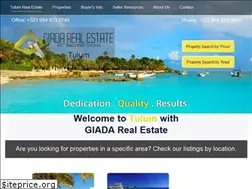 Sites similar to giadarealestatetulum.com