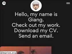 Sites similar to giang.design