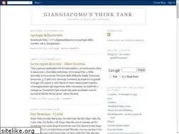 Sites similar to giangiacomosthinktank.blogspot.com