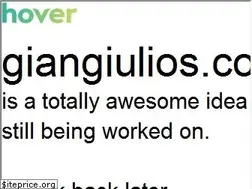 Sites similar to giangiulios.com