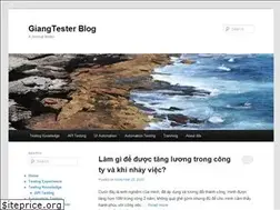 Sites similar to giangtester.com