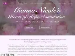Sites similar to giannanicolesheartofhope.org
