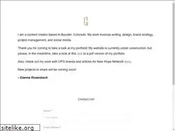 Sites similar to giannarosenbach.com