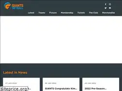 Sites similar to giantsnetball.com.au