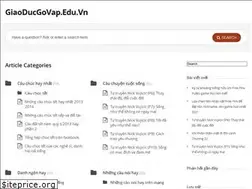 Sites similar to giaoducgovap.edu.vn