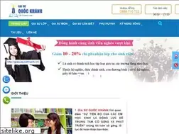 Sites similar to giasuquockhanh.vn