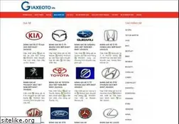 Sites similar to giaxeoto.vn