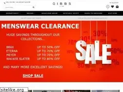 Sites similar to gibbsmenswear.co.uk