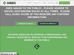 Sites similar to gibbsscrap.co.uk