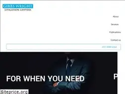 Sites similar to gibbswrightlawyers.com.au