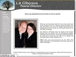 Sites similar to gibersonfuneraldirectors.ca